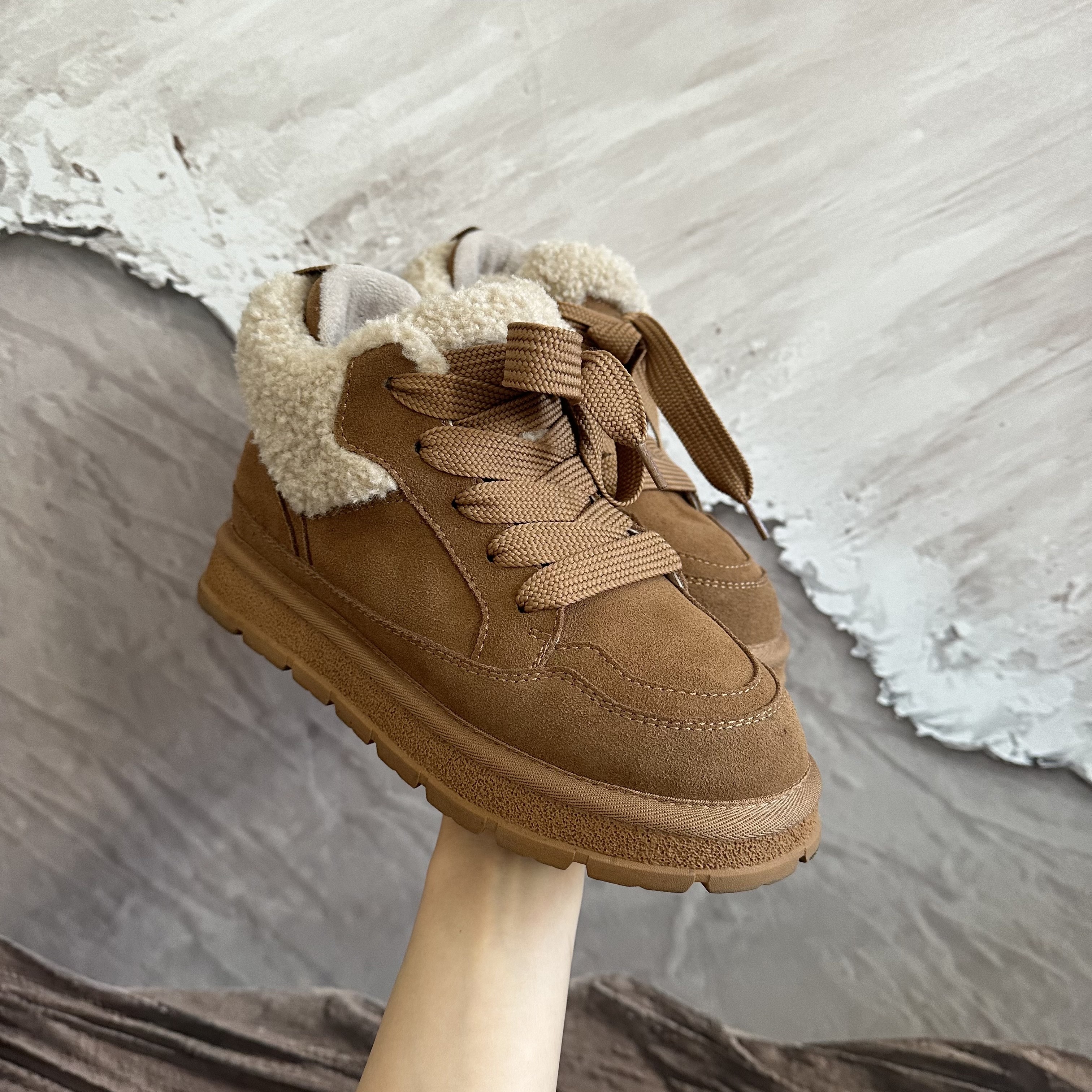 INFINITE COASTLINE/无垠海岸春晓5200好看雪地靴加绒保暖女靴