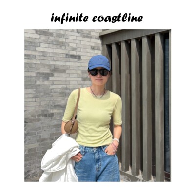 INFINITE COASTLINE/无垠海岸无垠海岸12658【百香果】高捻棉T