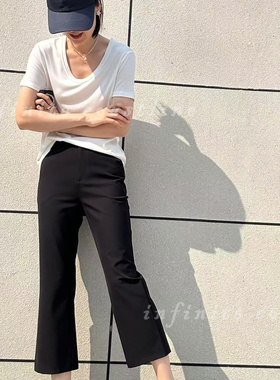 INFINITE COASTLINE/无垠海岸2988显瘦【微喇】小黑裤