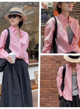 INFINITE COASTLINE/无垠海岸春晓12477粉衬衫