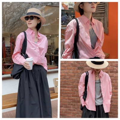 INFINITE COASTLINE/无垠海岸春晓12477粉衬衫