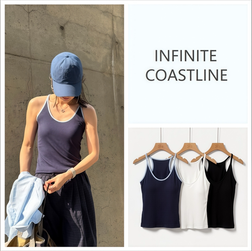 无垠海岸/INFINITE COASTLINE 12643莫代尔吊带（有内衣垫）