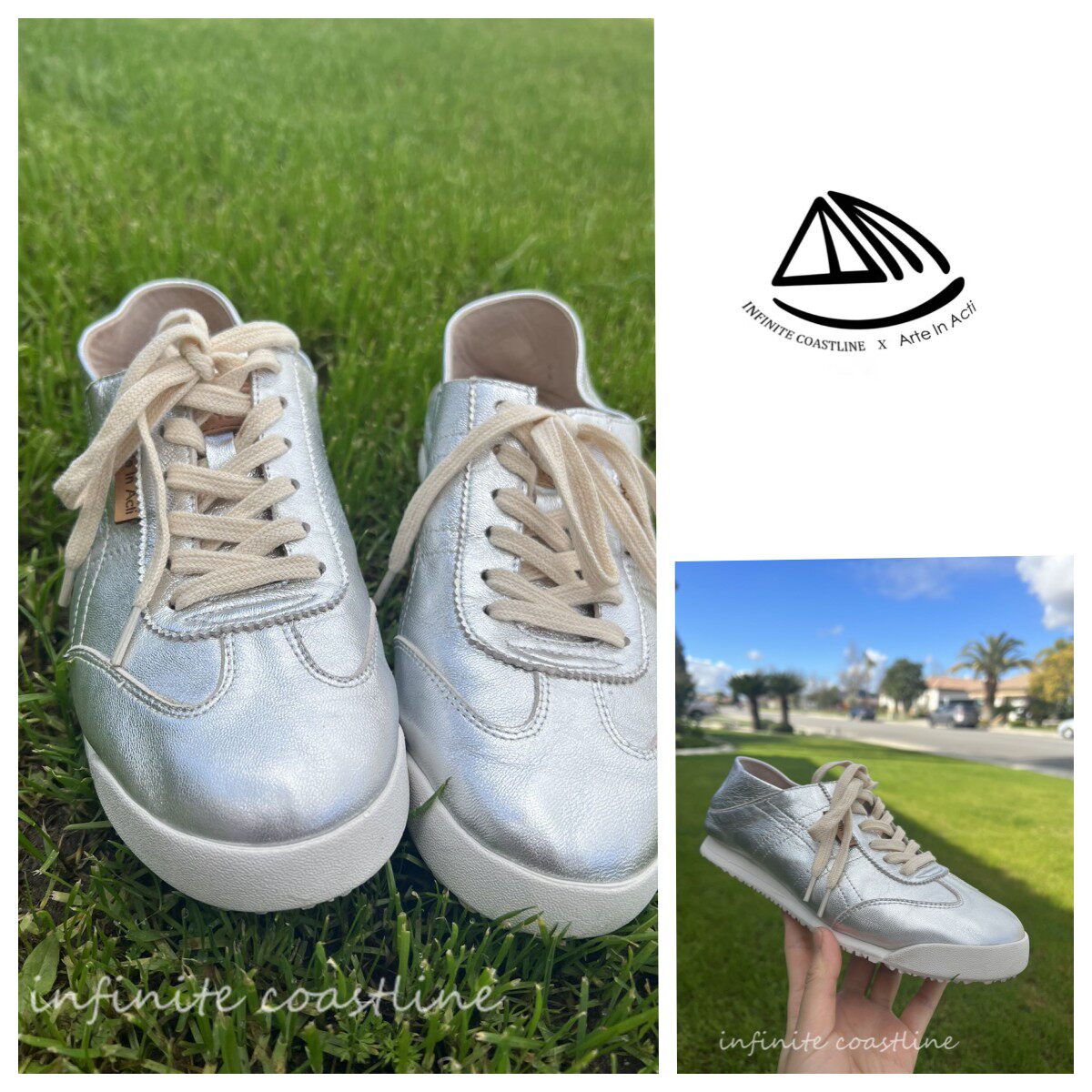 INFINITE COASTLINE/无垠海岸春晓5190银色阿甘鞋