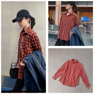 INFINITE COASTLINE/无垠海岸12609【复古格】衬衫OD-627