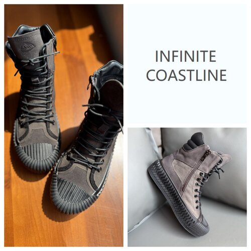 INFINITE COASTLINE/无垠海岸春晓E5187饼干鞋高帮鞋靴