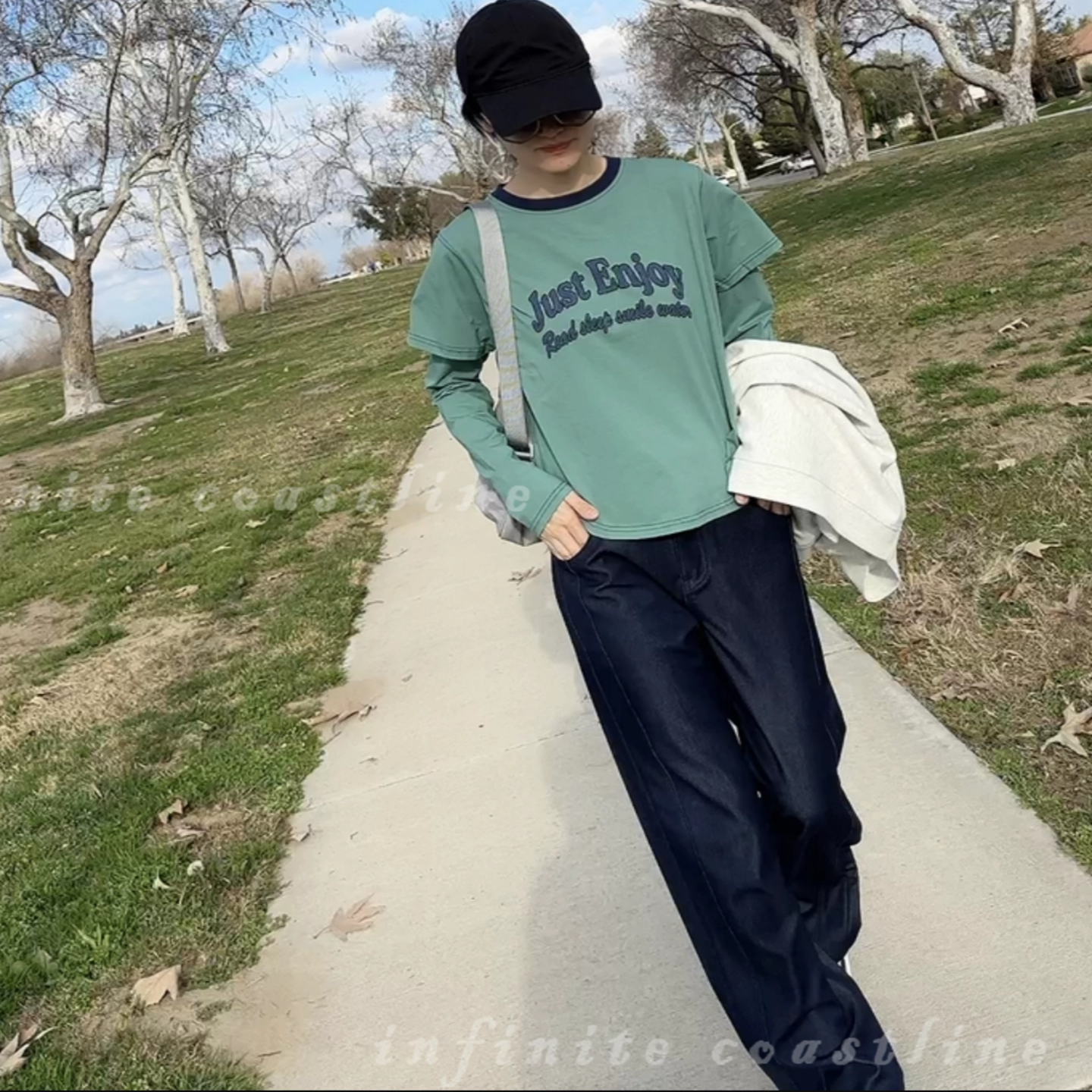 INFINITE COASTLINE/无垠海岸春晓12340 百搭小衫【飞飞袖】