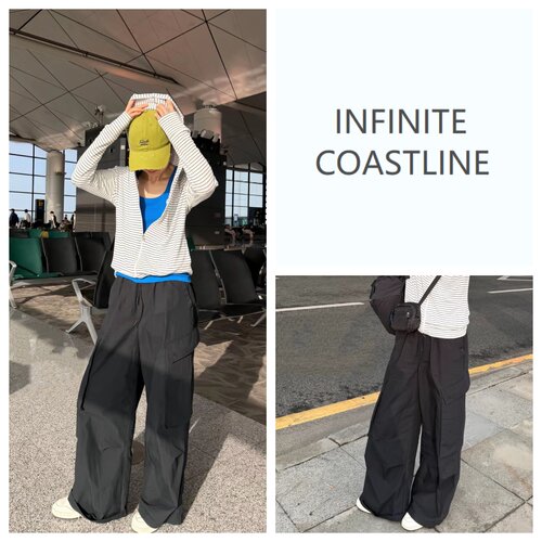 INFINITE COASTLINE/无垠海岸2938【浦东】黑工装裤