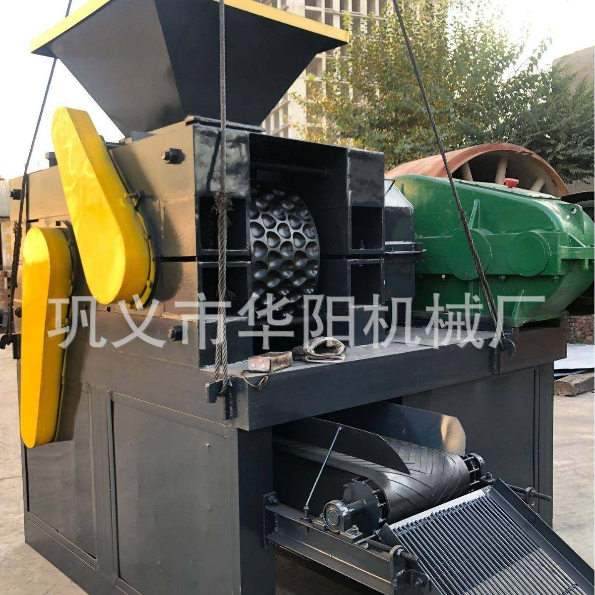 多功能压球机煤球机对辊式炭球挤出机铁合金压球机