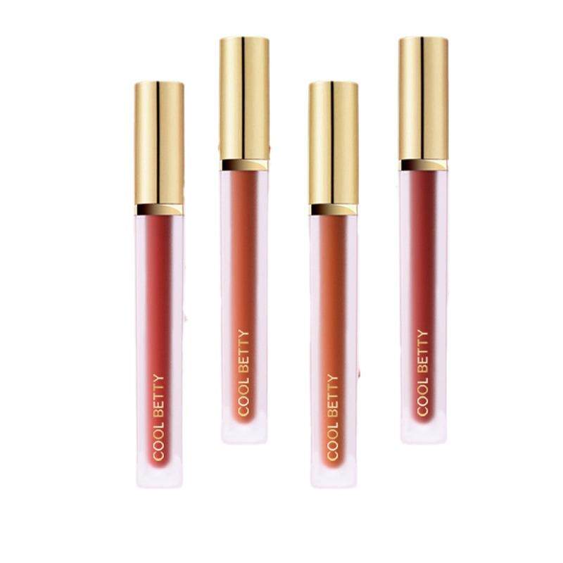 俏美人丝绒唇釉哑光雾面口红唇彩蜜持久滋润不沾杯不掉色持久显色