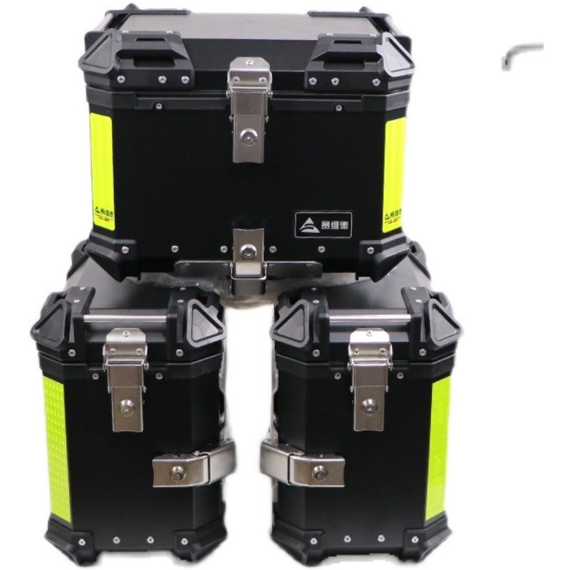 适用CRF190L摩托车铝合金尾箱三箱边箱边架尾架改装