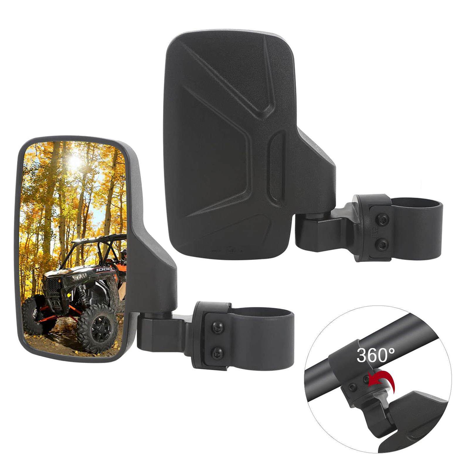 耐冲击！老美单！越野车UTV/ATV全地形车通用加宽后视镜侧边镜