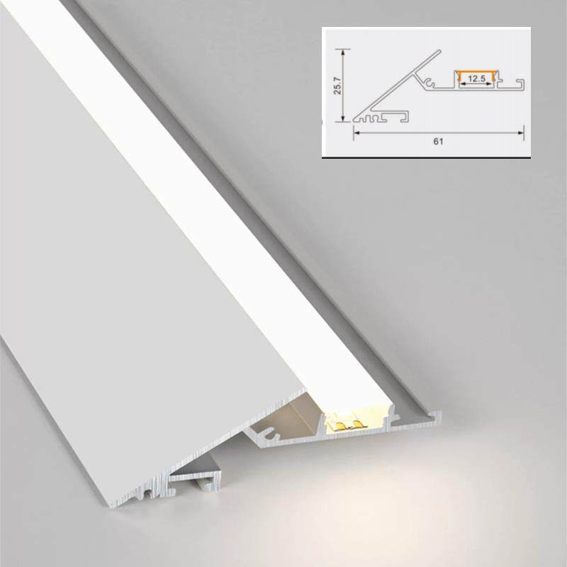 45度斜面悬浮吊顶洗墙灯薄如蝉翼回光灯天花反光灯槽全光谱线条灯,家装灯饰光源,室内LED灯带,淘宝优惠券,粉丝福利购,淘宝优惠卷