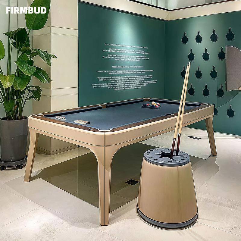 缪斯家用台球桌标准成人高端轻奢桌球台美式黑八花式九球