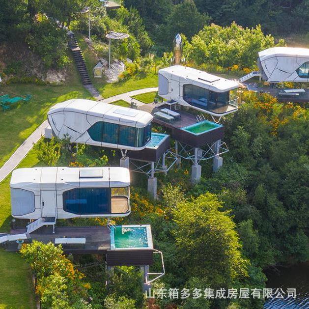 移动太空舱智能太空舱办公室酒店户外露营住宿观景星空房民宿