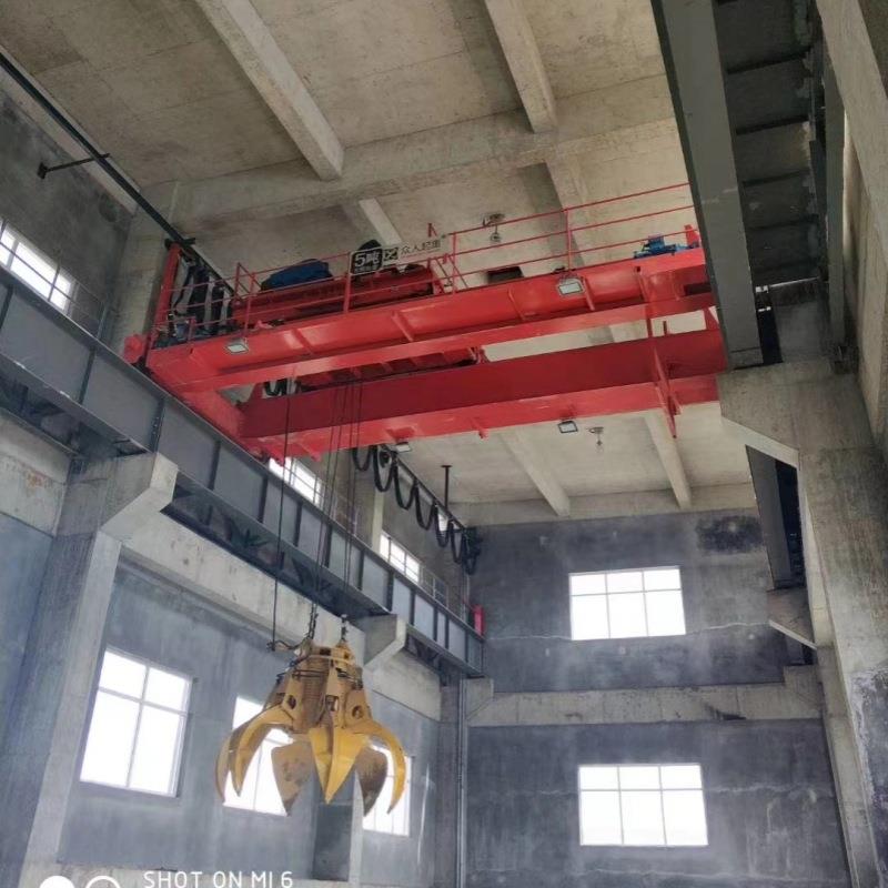欧式双梁起重机2/5t工业起重吊装双梁行车10tQD型双梁桥式起重机