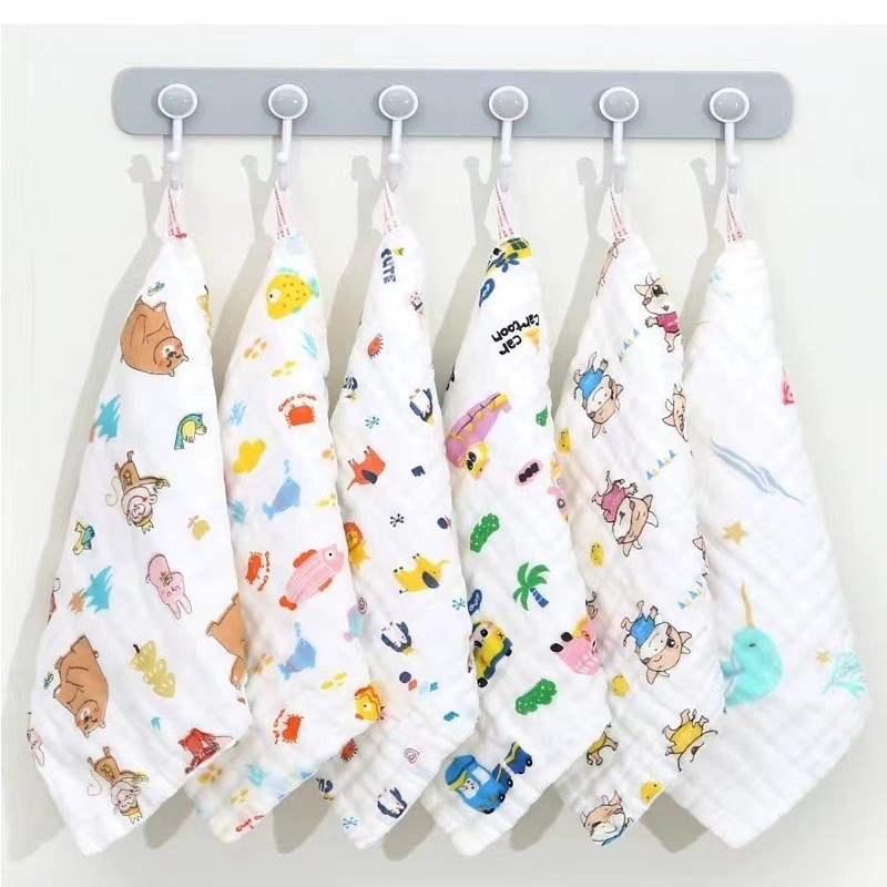 小方巾毛巾纯棉私处洗屁股女性吸水不掉毛擦洗脸产妇四方柔软全棉