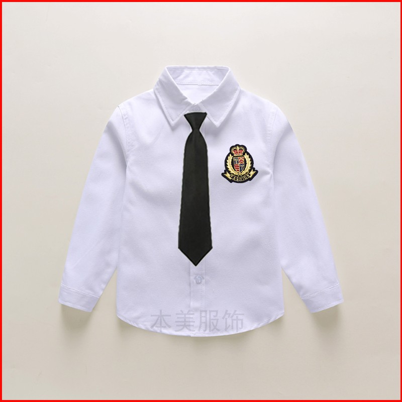 男童礼服儿童白衬衫西裤套装主持人花童钢琴演出幼儿园毕业服夏季