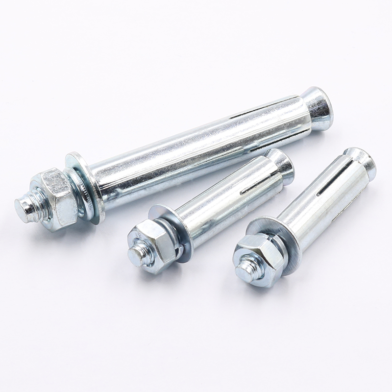 M6M8M10M12M16M20碳钢镀锌膨胀螺丝空调加长拉爆螺栓螺钉铁膨涨栓