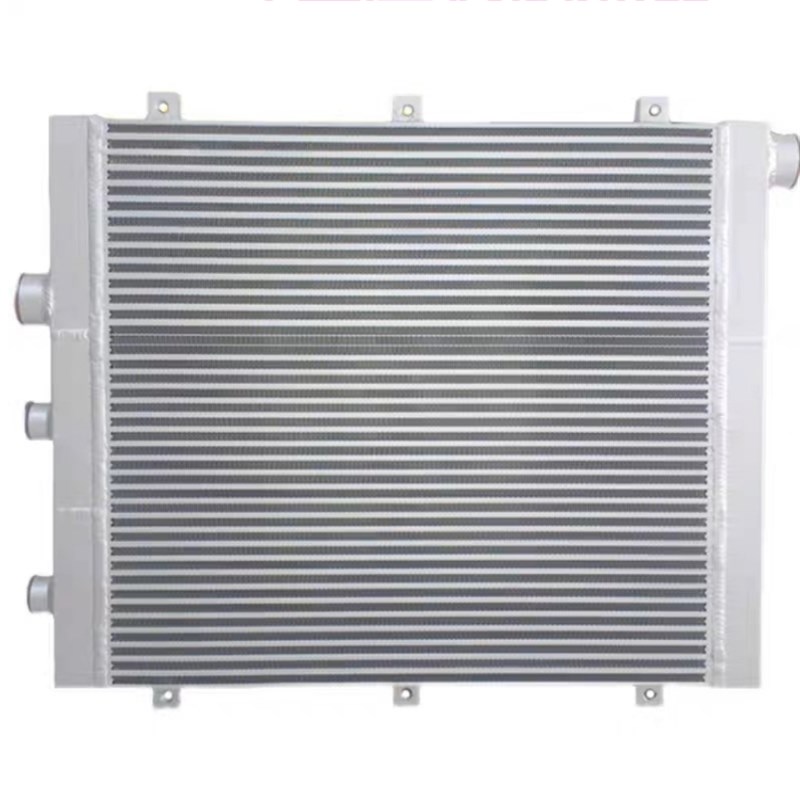 红五环螺杆式空压机散热器冷却器铝制板翅式开山打气泵配件大全