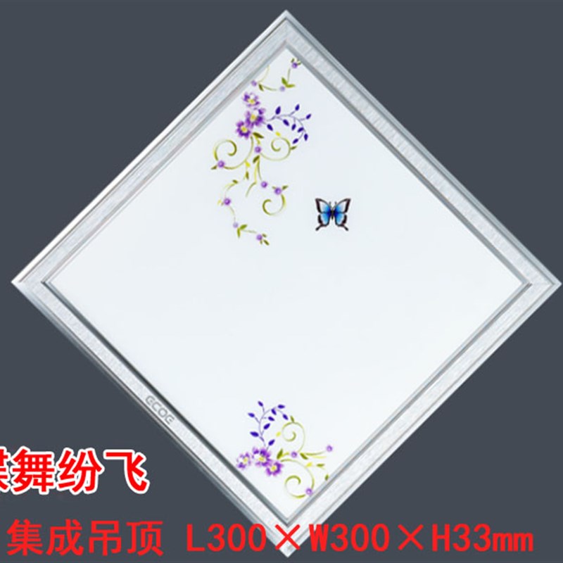 小器鬼led吸顶灯集成吊顶平板灯铝扣板面板灯厨房洗手间灯厨卫灯