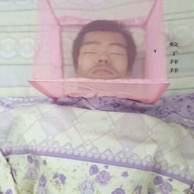 网头防蚊蚊帐头枕头迷你睡觉罩头遮盖床头罩蚊帐罩部头睡觉部罩用