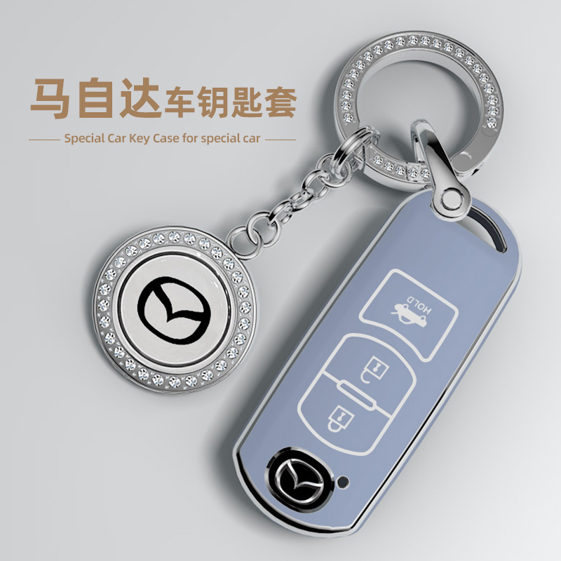 专用马自达3昂克赛拉钥匙套6阿特兹cx-8车cxK-5扣cx-4壳女高档22