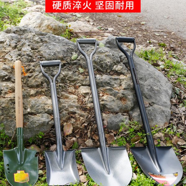 户外家用园林工具全钢加厚挖土铁锹铁铲农用园艺种花小铲子锹钢铲