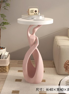 大型艺术落d地摆件家居饰品轻奢托盘客厅玄关沙发边几乔迁新居礼