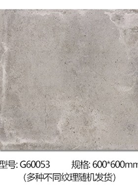 LOFT灰色水泥瓷砖 别墅庭院花园B哑光防滑防冻室内外仿古墙地砖60