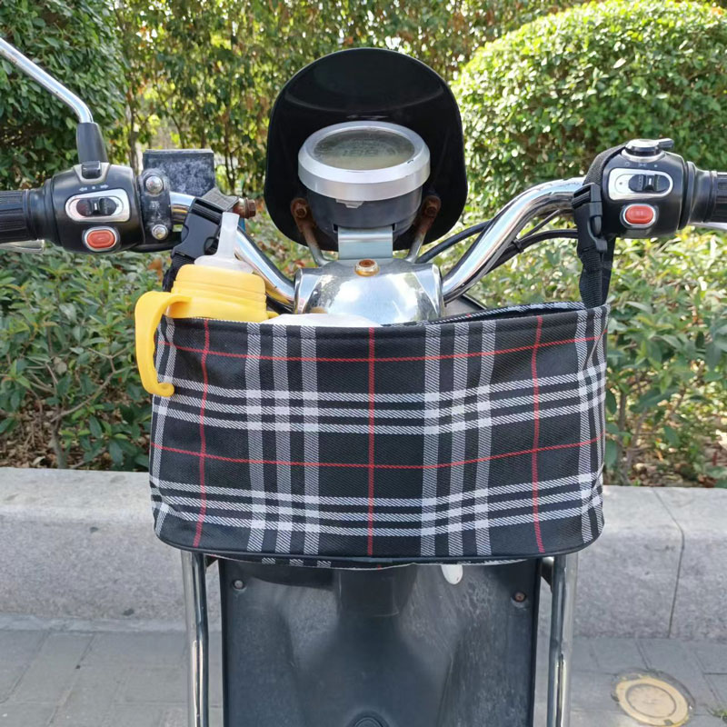电动车挂包储物j篮大容量挂物包电动瓶车挂袋自行车前置挂兜手机