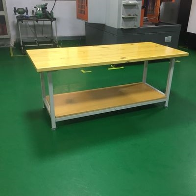 202P2w2022实木工作台双层重型E流水线操作台车间工厂工作台实验a