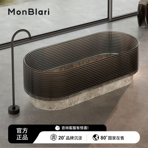 MonBlari琬宝丽蒙太奇浴缸意式浴缸古典洗脸盆家用柱盆洗手盆