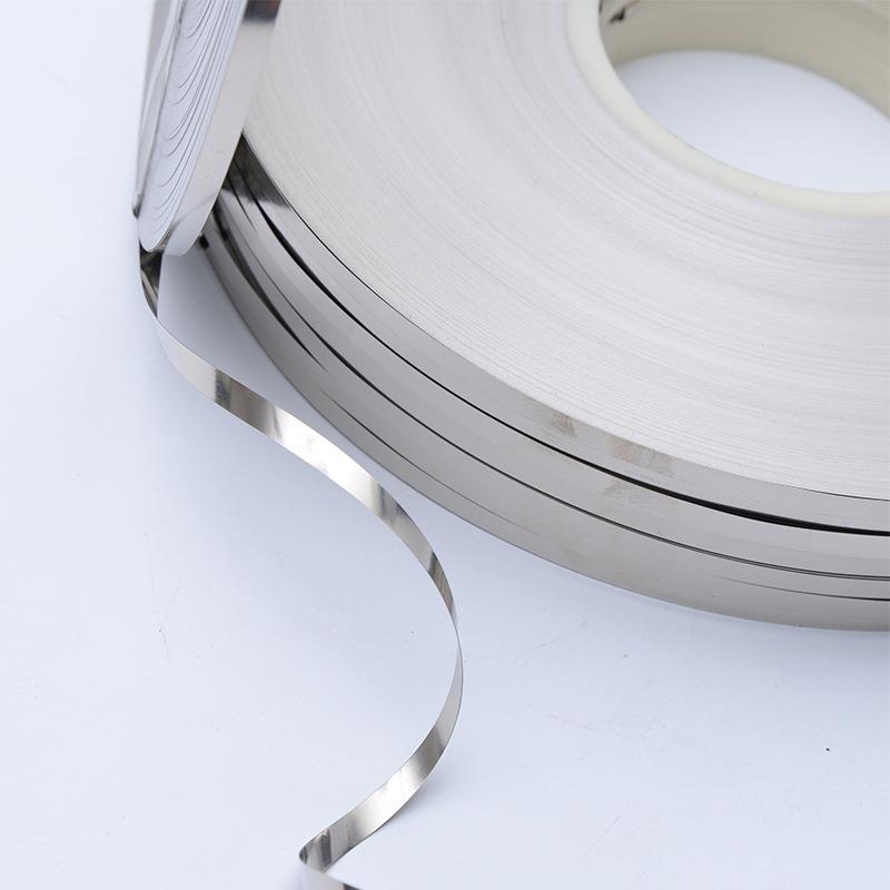 镀镍不锈钢带分条导电镍片锂电池精密镀镍不锈钢焊接片电池连接片