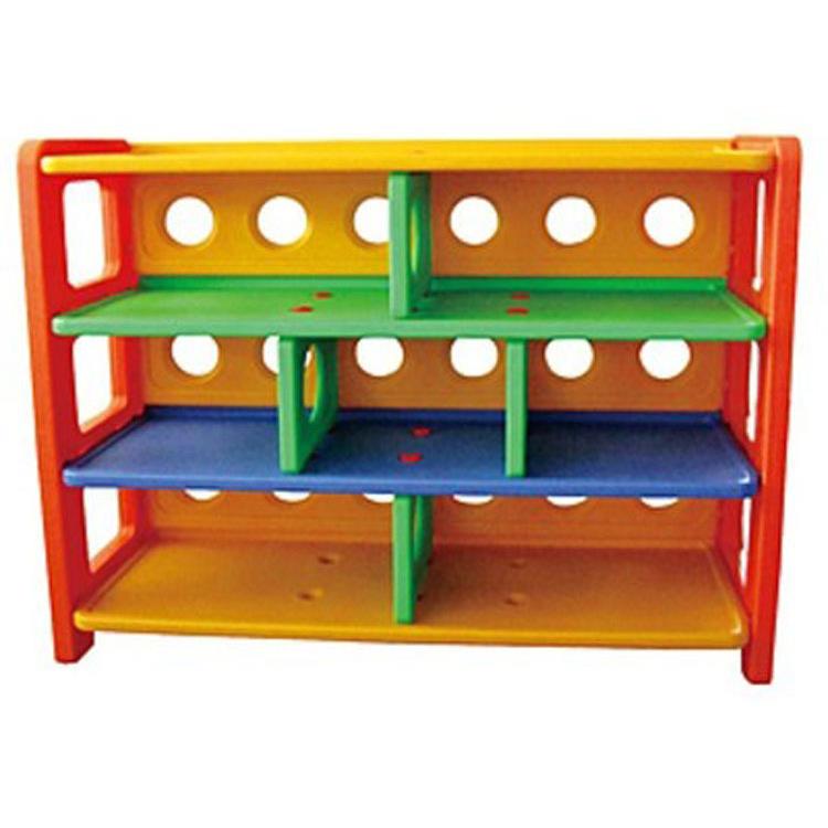 幼儿园玩具柜 儿童塑料收纳架 书架书包柜整理架玩具架