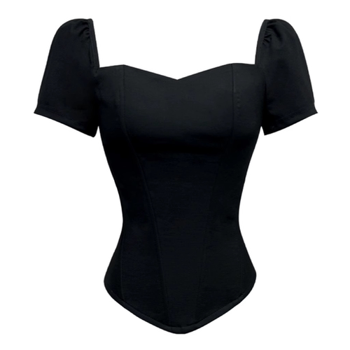 BETTERME鱼骨修身抹胸立体背心