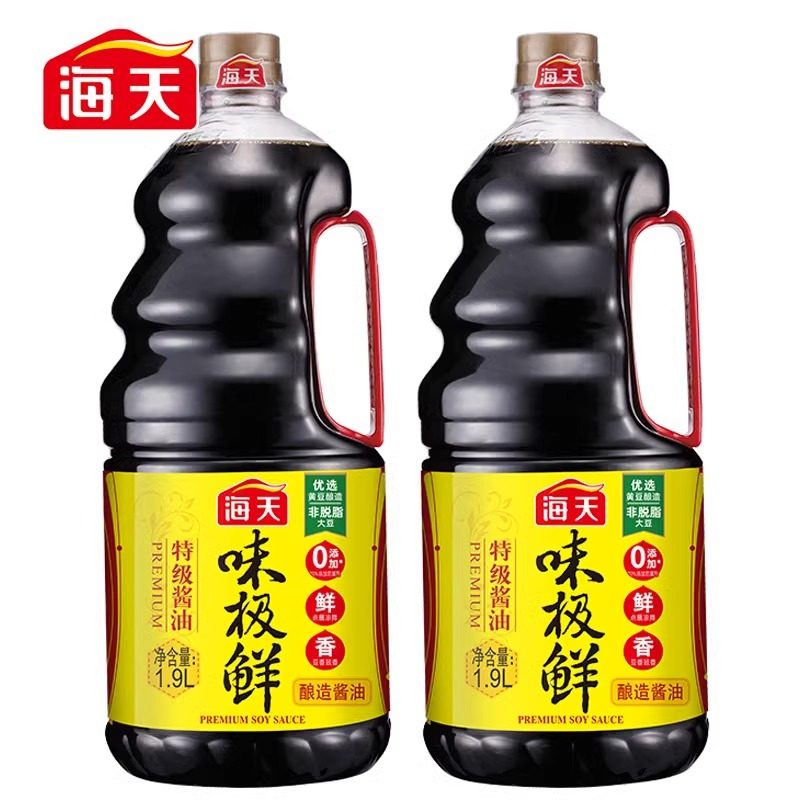 海天味极鲜1.9L零添加酱油0添加图片