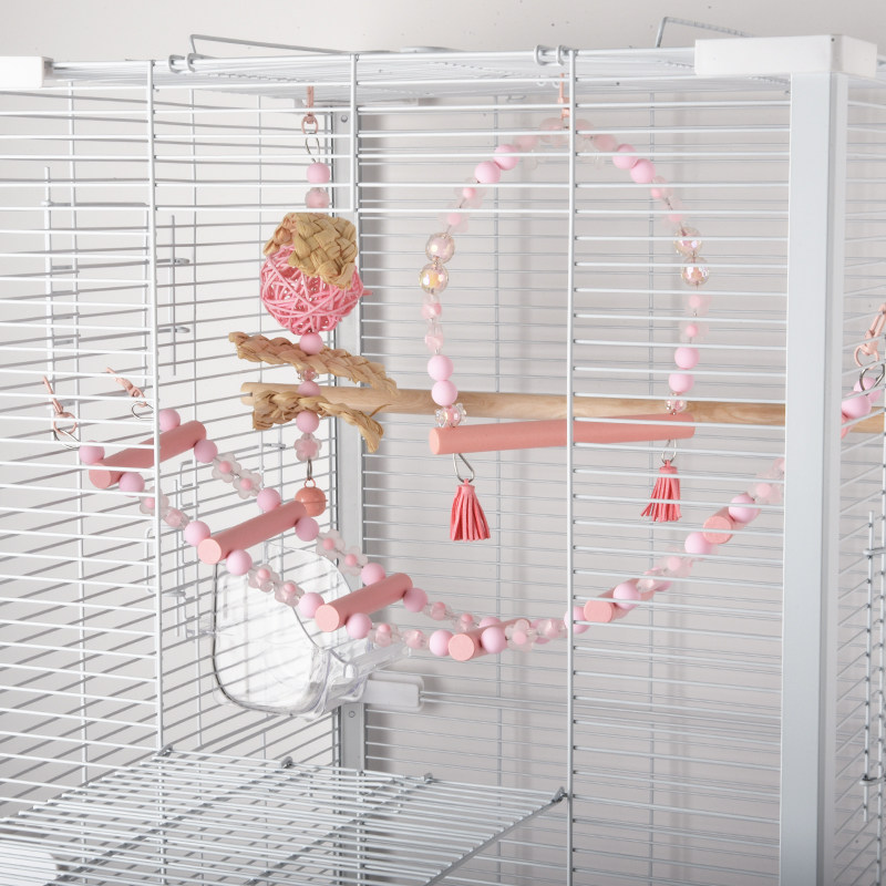 优嗖鹦鹉玩具鸟用品彩色鹦鹉秋千云梯爬梯子虎皮牡丹玄凤磨爪站杆,宠物/宠物食品及用品,鸟玩具,淘宝优惠券,粉丝福利购,淘宝优惠卷