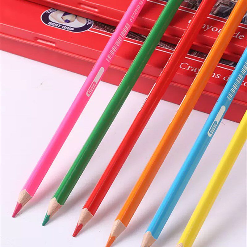 乔尔乔内彩色铅笔套装油性铁盒120色彩铅美术画笔画画专用彩色笔