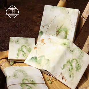真我 国风手工手账本手帐布书衣A5A6记事本笔记本日记本 有龙则灵