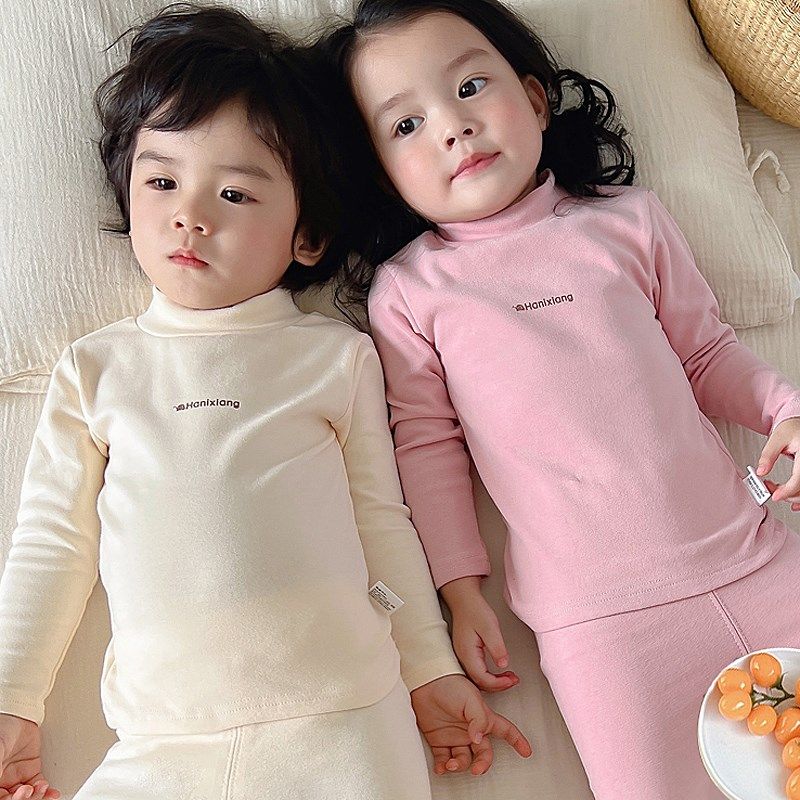 宝宝秋衣秋裤全棉半高领婴幼儿童保暖内衣套装纯棉打底男女童睡衣,童装/婴儿装/亲子装,内衣套装,淘宝优惠券,粉丝福利购,淘宝优惠卷