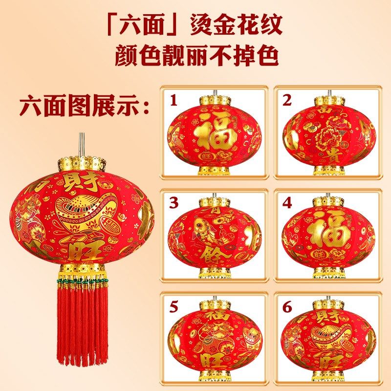 灯笼新款2025春节过年大门口一对户外阳台新年大红灯笼挂饰吊宫灯