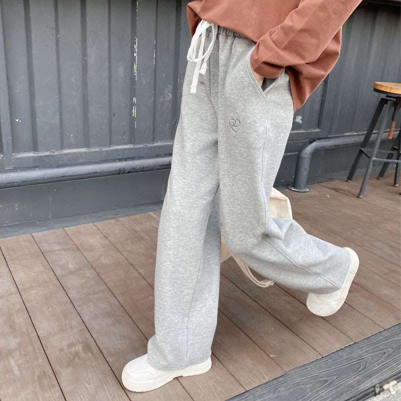 女童裤子春秋款阔腿裤儿童直筒裤休闲长裤中大童洋气百搭卫裤2024