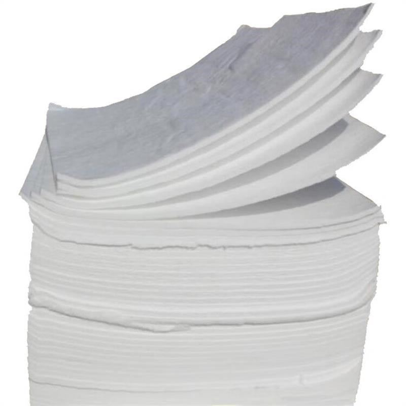 鸣固 吸油棉 吸油毡PP吸油棉油污过滤棉加油站油田船用海事工业吸