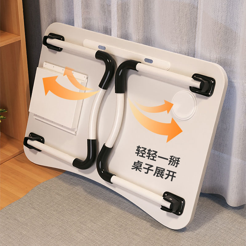 床上小桌子大学生书桌学习桌可折叠桌简易宿舍上铺笔记本电脑桌支