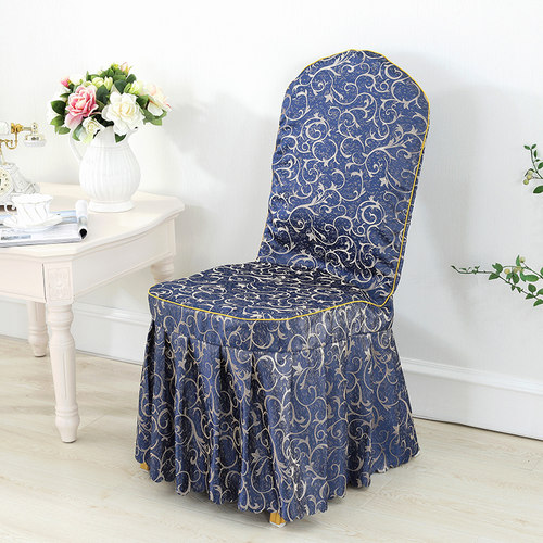 酒店椅套罩定做连体红色饭店椅子套餐厅台布婚庆婚礼宴会庆典凳套