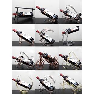 小桥向日炮酒架欧式创意红酒架酒瓶架子摆件杯架现代简易红酒托架