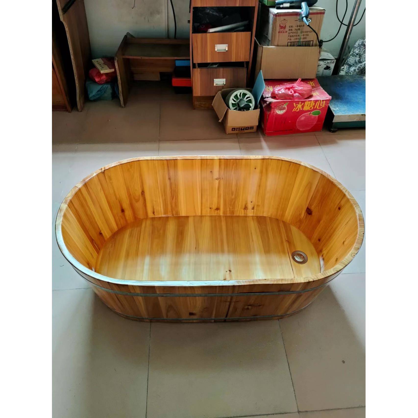 成人泡澡木桶老人坐浴洗澡实木浴桶木质浴缸大人儿童沐浴木盆家用