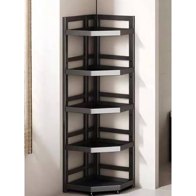 扇形扇形卫生间置物架子落地浴室用品多层三角收纳架洗漱台厕所