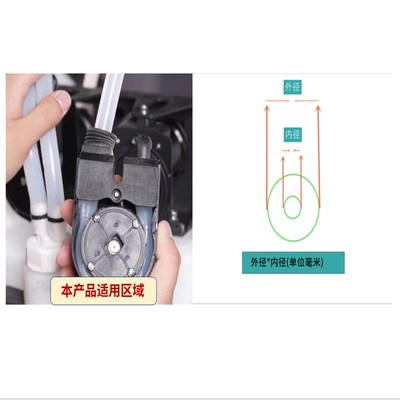 极飞无人机适配蠕动泵管适用于P100V40农业无人机蠕动泵泵管