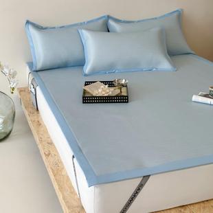 A类空调席子可水洗裸睡床笠床上用品 轻奢简约风凉感冰丝凉席夏季